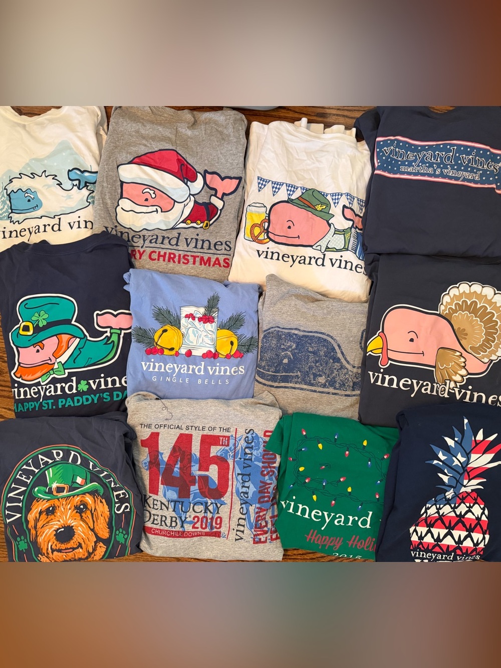 Vineyard Vines Men’s Lot of Long-Sleeve Tees - all size Medium